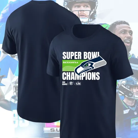 Discover Seattle Football Champion T-Shirt, Super Football LX Champions 2026 Seahawks Tee
