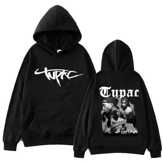 Discover Tupac 2pac Men's Autumn/Winter Hoodie Fashion Casual Sweatshirt Daily Comfortable Hoodie Sweatshirt