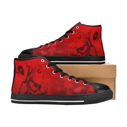 Discover Deadpool Sneakers Custom High Top Casual Canvas Men's Shoes