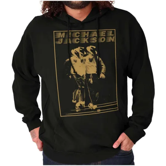 Michael Jackson King of Pop Moonwalk Glitch Hoodie Unisex