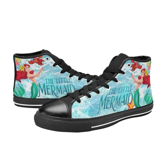 The Little Mermaid High Top Shoes Sneakers