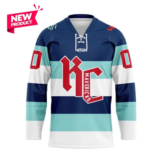 Kansaas City Mavericks Personalized Affiliation Night Winter Lace Hockey Shirt