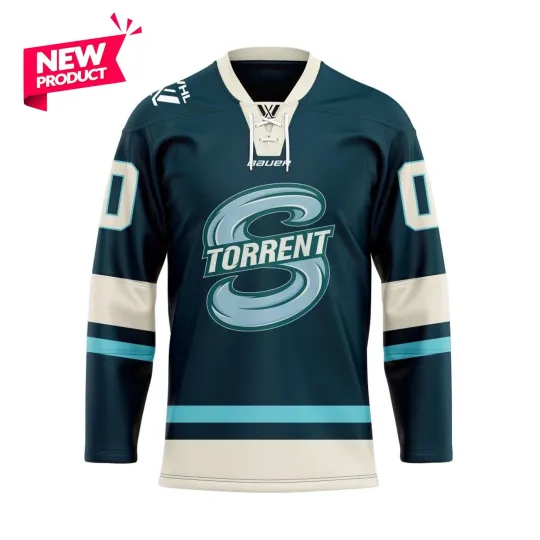 Discover Seatttle Torrent Personalized 2025/26 Home Lace Hockey Shirt Fan Gear