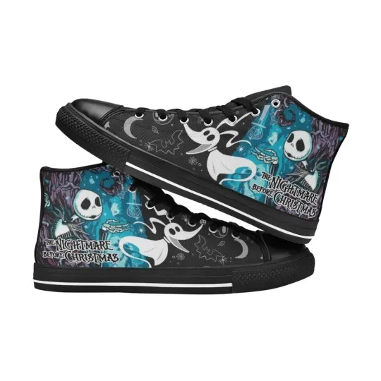 Discover Nightmare Before Christmas High Top Shoes Sneakers