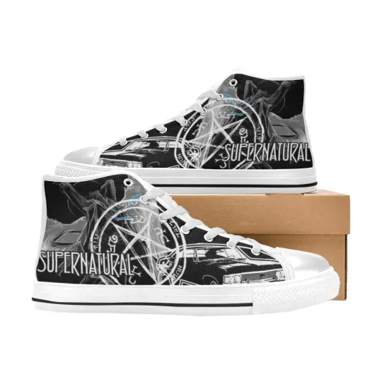 Discover Supernatural Custom High Top Men's Shoes Sneakers Canvas