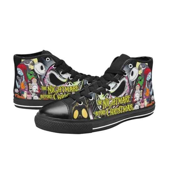 The Nightmare Before Christmas High Top Shoes Sneakers