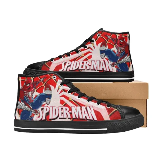Spider-Man High Top Shoes Sneakers