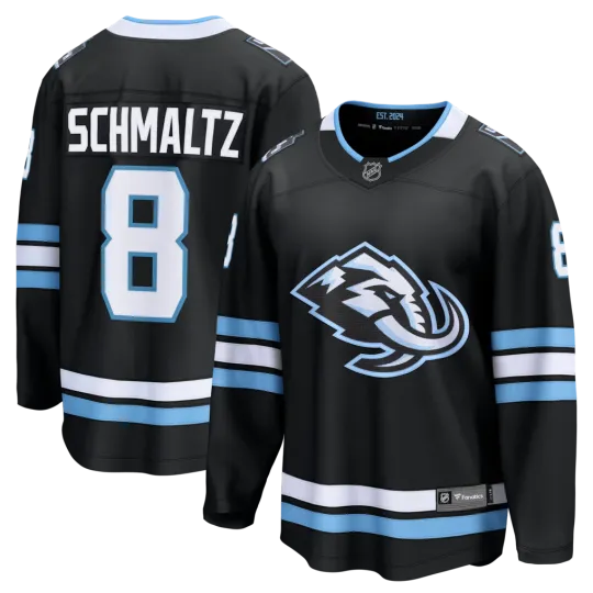 Discover Utah Mammoth Nick Schmaltz #8 Fanatics Black Home 2026 Breakaway NHL Jersey