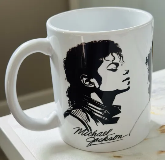 Michael Jackson Monochrome Mug