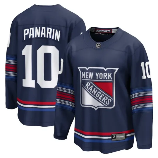 New York Rangers Artemi Panarin #10 Fanatics Navy Alternate Breakaway NHL Jersey