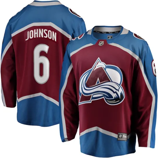 Discover Colorado Avalanche Erik Johnson #6 Fanatics Branded Maroon Breakaway NHL Jersey