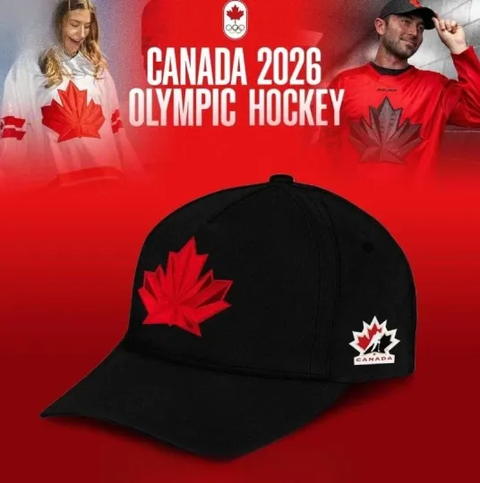 Discover Canada Olympic Hockey 2026 Black Cap