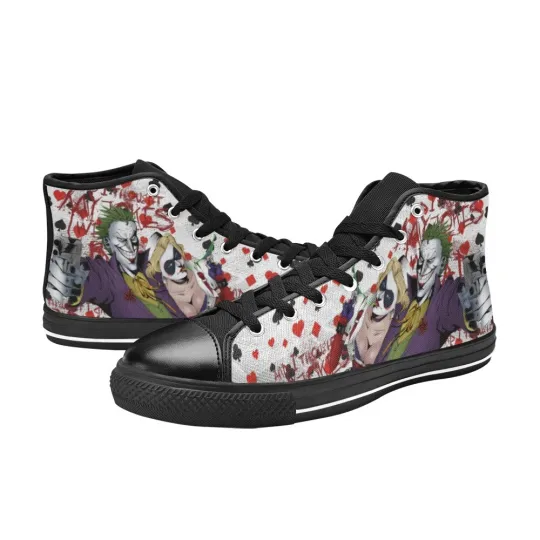 Discover Joker And Quinn High Top Shoes Sneakers