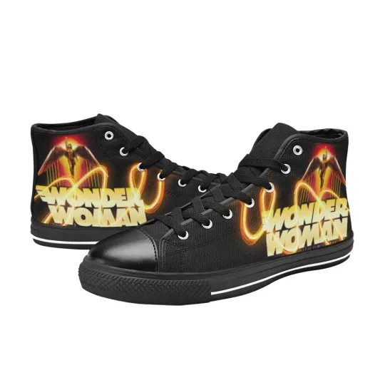 Discover Wonder Woman High Top Shoes Sneakers