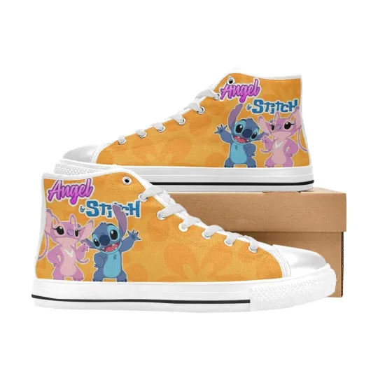 Discover Lilo and Stitch High Top Shoes Sneakers