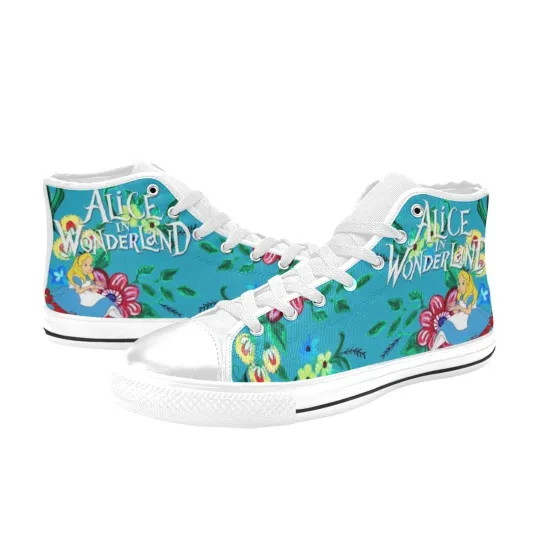Discover Alice in Wonderland High Top Shoes Sneakers