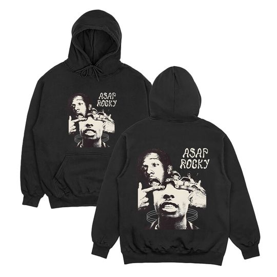 Discover A$AP Rocky Hoodie Rap Music Pullovers At Long Last Asap Album Y2K Streetwear Women Men Retro Oversized Clothing Sweatshirts