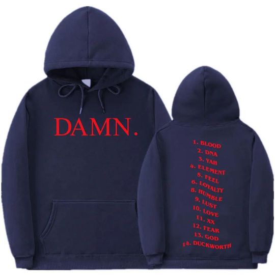 Discover Damn Kendrick Lamar Hoodies Pglang Mr Morale The Big Steppers Album Tracklist Sweatshirt Men's Women's Hip Hop Pullovers Coats