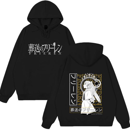 Discover Anime Frieren_ Beyond Journey's End Hoodies Men's Women Clothing Fashion Casual Sweatshirts Winter Couple Streetwear Cotton Tops