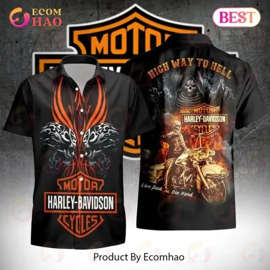 Discover Hawaiian Shirt Haarleyy Davidson Hawaii Shirt Design 3D Full Printed Sizes S 8211