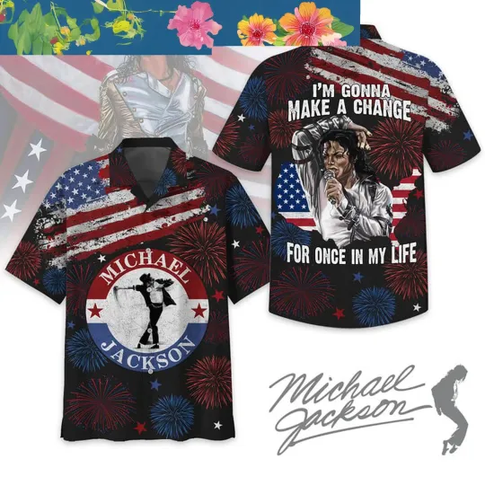 Michael Jackson Im Gonna Make A Change Hawaiian Shirt