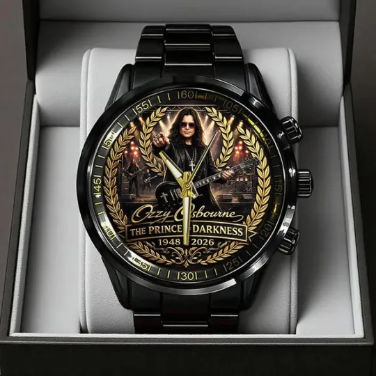 Discover Ozzy Osbourne Black Stainless Steel Watch