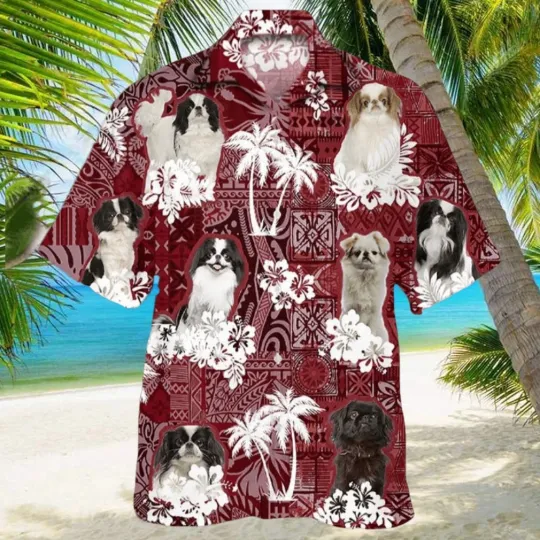 Discover Japanese Chin Hawaiian Shirt for Dog Lovers Summer Beach Wear for Men and Women