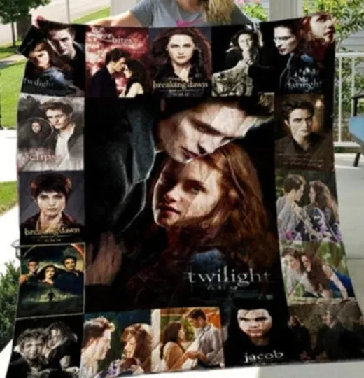 Discover Twilight Fleece Blanket for Anniversary, Mother's Day, Father's Day
