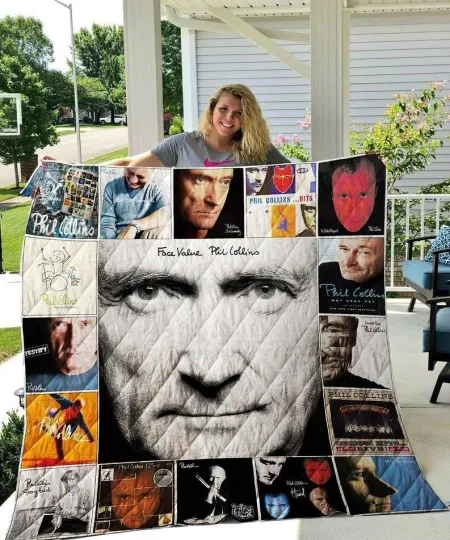 Phil Collins Fleece Blanket for Home & Living