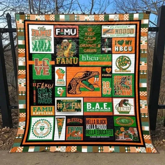 Fleece Blanket FAMU Gift for Anniversary