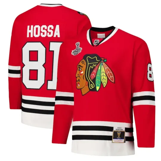 Discover Chicago Blackhawks Marian Hossa Mitchell & Ness 2014/15 NHL Power Play Jersey