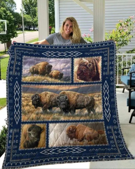 Discover Fleece Bison Blanket for Home & Living, Ideal Gift for Anniversary