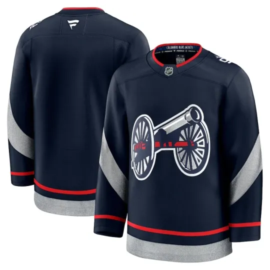 Discover Columbus Blue Jackets Fanatics Navy 2025 NHL Stadium Series Premium Jersey
