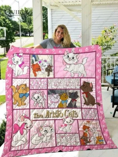 The Aristocats Fleece Blanket - Gift for Anniversary
