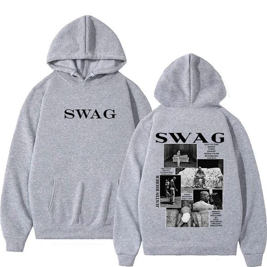Discover Rapper Justin Bieber SWAG Tour 2025 Album Merch Hoody Unisex Clothing Rock Oversized Sweatshirt Fashion High Quality Hoodies