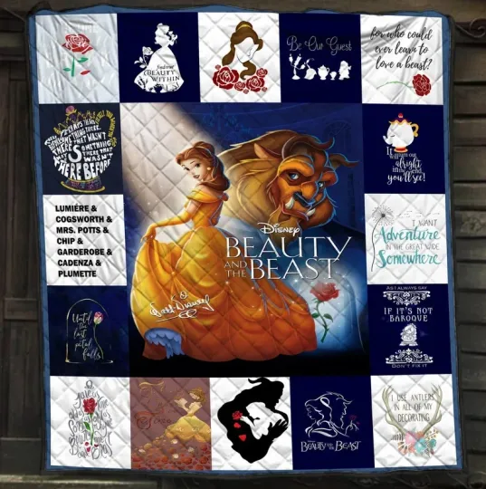 Discover Beauty and the Beast Fleece Blanket