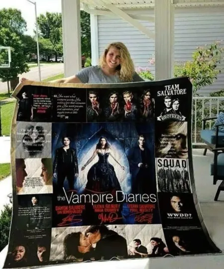 Discover The Vampire Diaries Fleece Blanket Gift for Fans