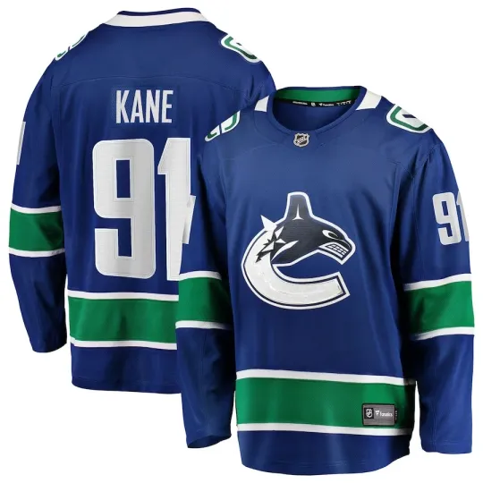 Discover Vancouver Canucks Evander Kane Fanatics Branded Blue Home Breakaway NHL Jersey