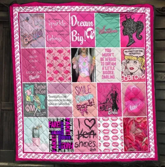Discover Barbie Girl Fleece Blanket for Home & Living