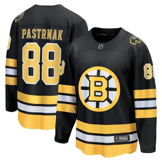Boston Bruins David Pastrnak Fanatics Branded Black 2025/26 Breakaway NHL Jersey