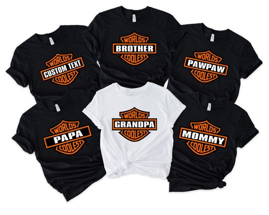 Discover Custom Name Worlds Coolest Shirt,Motorcycle Personalized T-Shirt,Custom Worlds Coolest Tshirt,Motorcycle Birthday Shirt,Motor Custom Shirts