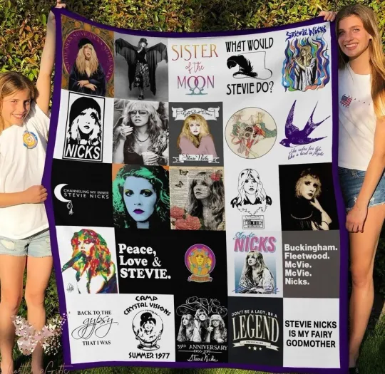 Stevie Nicks Gypsy Fleece Blanket