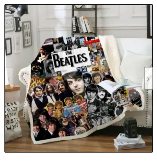 The Beatles Printed Fleece Blanket