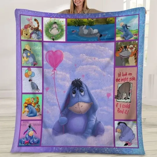 Discover Eeyore Fleece Blanket for Home & Living