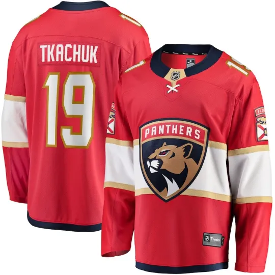 Florida Panthers Matthew Tkachuk Fanatics Branded Red Home Breakaway NHL Jersey