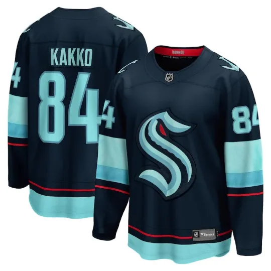 Discover Seattle Kraken Kaapo Kakko Fanatics Branded Blue Home Breakaway NHL Jersey