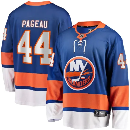 Discover New York Islanders Jean-Gabriel Pageau #44 Fanatics Branded Breakaway NHL Jersey