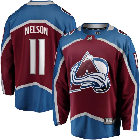 Colorado Avalanche Brock Nelson #11 Fanatics Branded Maroon Breakaway NHL Jersey