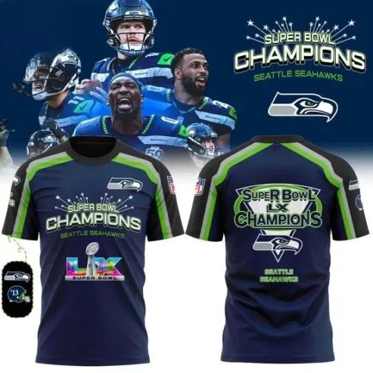 Discover Seahawkss Super LX Champions Edition T-Shirt