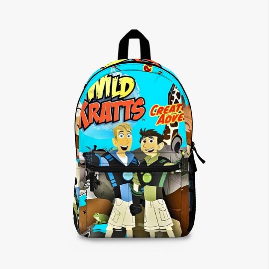 Discover Animal Adventure Backpack, Cartoon Explorer School Bag